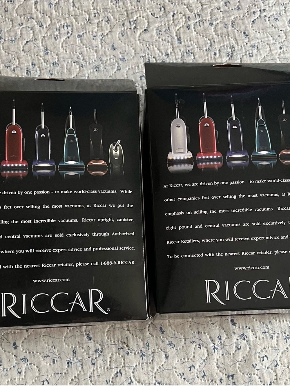 Lot Of 2 Riccar Radiance RADP & RAD HEPA Filtration Vacuum Bags X 6 Pack New